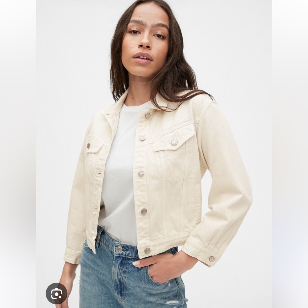 Gap Cropped Icon Denim Jacket